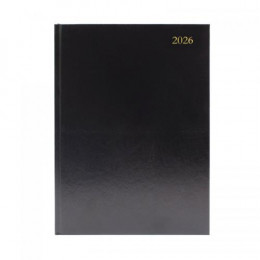 Condiary A5 Diary Day per Page 2026 Black