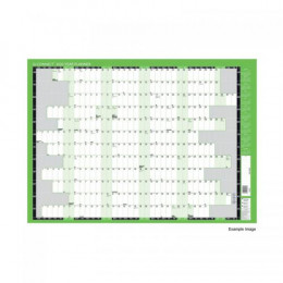 Q-Connect Year Planner Mounted 2026