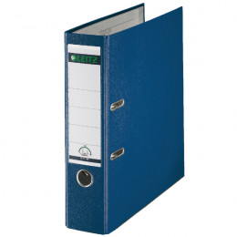 Leitz A4 Lever Arch File Polypropylene 80mm Blue [Pack of 10]