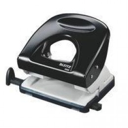Leitz 2-Hole Punch 30-Sheet Black