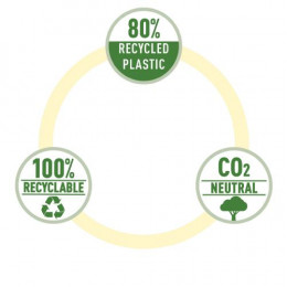 Leitz Recycle Expanding Concertina Project File A4 PP Red [Pack of 5]