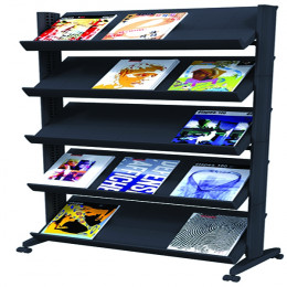 FastPaper Easy Literature Display Corner Black