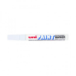 Unipaint PX-20 Paint Marker Medium Bullet Tip White [Pack of 12]