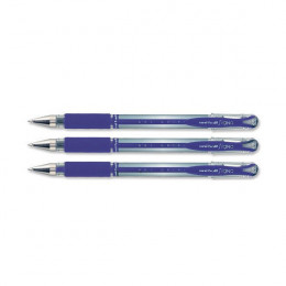 Uniball Signo Gel Grip Rollerball Blue [Pack of 12]
