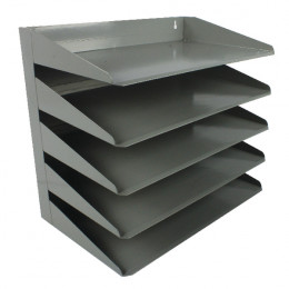 Avery Letter Rack 5 Tier Grey