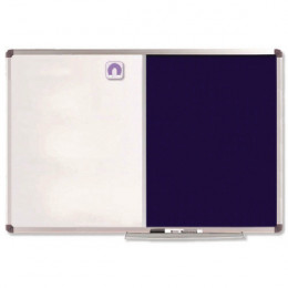 Nobo Ellipse Combi Board Drywipe and Felt 1200x900mm