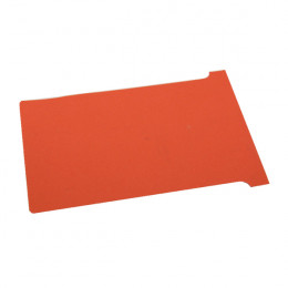 Nobo T-Card Size 3 Red [Pack of 100]