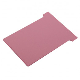 Nobo T-Card Size 4 Pink [Pack of 100]