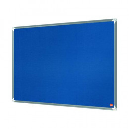 Nobo Premium Plus Blue Felt Notice Board 600x450mm