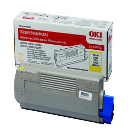 Oki 43865721 Yellow Toner Cartridge