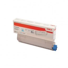 Oki C823 Cyan Toner 833 843 7K