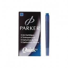 Quink Cartridge Permanent Blue [Pack of 5x12]