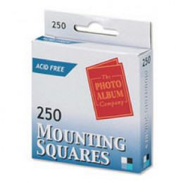 Photo Mounting Squares White [Pack of 250]