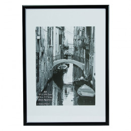 A4 Certificate Frame Back Loader Black