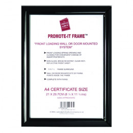 A4 Promote It Frame Black