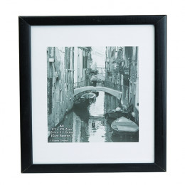 Photo Album Co Black Wood Certificate Frame Glass