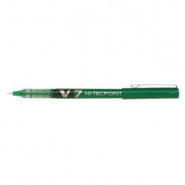 Pilot V5 Hi-Tecpoint Fine Green [Pack of 12]
