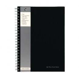 Pukka Pad A4 Wiro Manuscript Book Black [Pack of 5]
