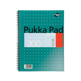 Pukka A4 Metallic Jotta Notebook Squared [Pack of 3]