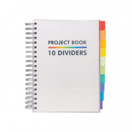Pukka Pads Pukka Project Book with 10 Dividers B5 White
