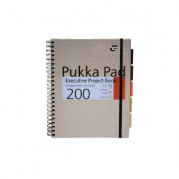 Pukka Metallic A4 Project Book Assorted [Pack of 3]