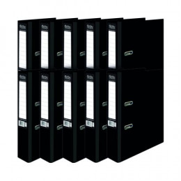 Pukka Brights Lever Arch File A4 Black [Pack of 10]