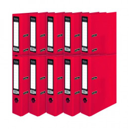 Pukka Brights Lever Arch File A4 Red [Pack of 10]