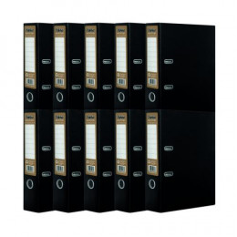Pukka Recycled Lever Arch A4 Black [Pack of 10]