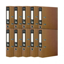 Pukka Recycled Lever Arch A4 Kraft [Pack of 10]