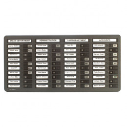 Indesign 40 Name In and Out Board