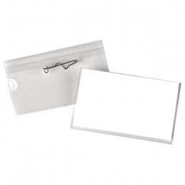 Pin Name Badge 40x75mm Pack of 100]
