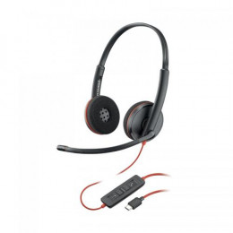 HP Poly Blackwire C3220 USB-C Stereo Headset with USB Adaptor environment friendly bag