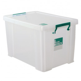 StoreStack Clear 2.6 Litre Storage Box 240x130x140mm