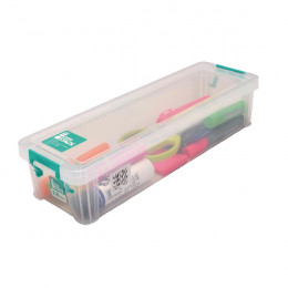 StoreStack Storage Box 370x110x80mm Clear