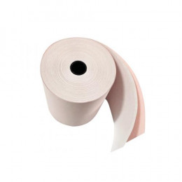 Prestige Till Rolls 2-PLY 76mm White/Pink [Pack of 20]