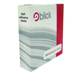 Blick Dispenser Labels 25x50mm White [Pack of 400] alternative image 1