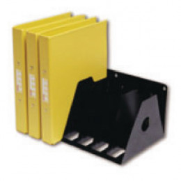 Rotadex Lever Arch Filing Rack for 7 Files Black