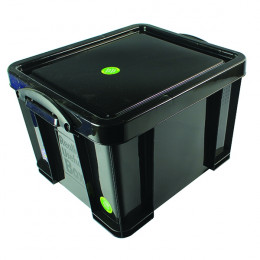Really Useful 35 Litre Recycled Box Black