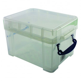 Really Useful 3 Litre Box with Lid Clear