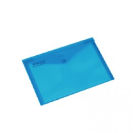 Rexel Carry Folder A4 Translucent Blue [Pack of 5]