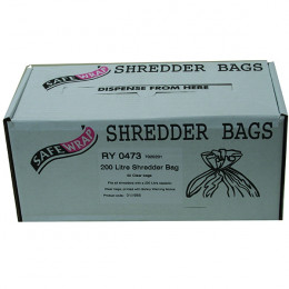 Safewrap Shredder Bags 200 Litre [Pack of 50]