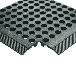Rubber Worksafe Mat Black 900x1500mm