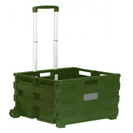Lightweight Container Trolley Black and Grey