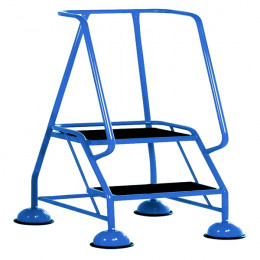 Step Ladders 2 Treads Blue 1185mm High