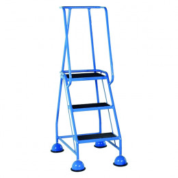 Step Ladders 3 Treads Blue 1425mm High