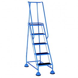 Step Ladders 5 Treads Blue 1940mm High