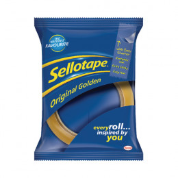Sellotape Golden Tape 24mmx66m [Pack of 12]