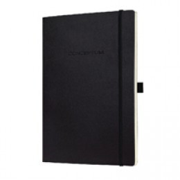 Sigel Notebook Lined 187x270mm Black
