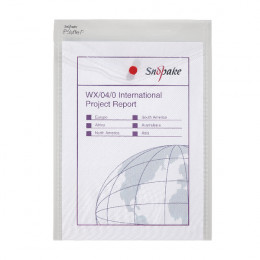 Snopake Polyfile P File A4 Clear [Pack of 5]