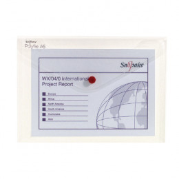 Snopake Polyfile A5 Clear [Pack of 5]